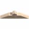 Ekena Millwork Portland Smooth Timber Gable Bracket, Douglas Fir, 36"W x 9"H x 5 1/2"D x 5 1/2"F, 6/12 Pitch GBW036X09X0606POR00SDF - alternate 5
